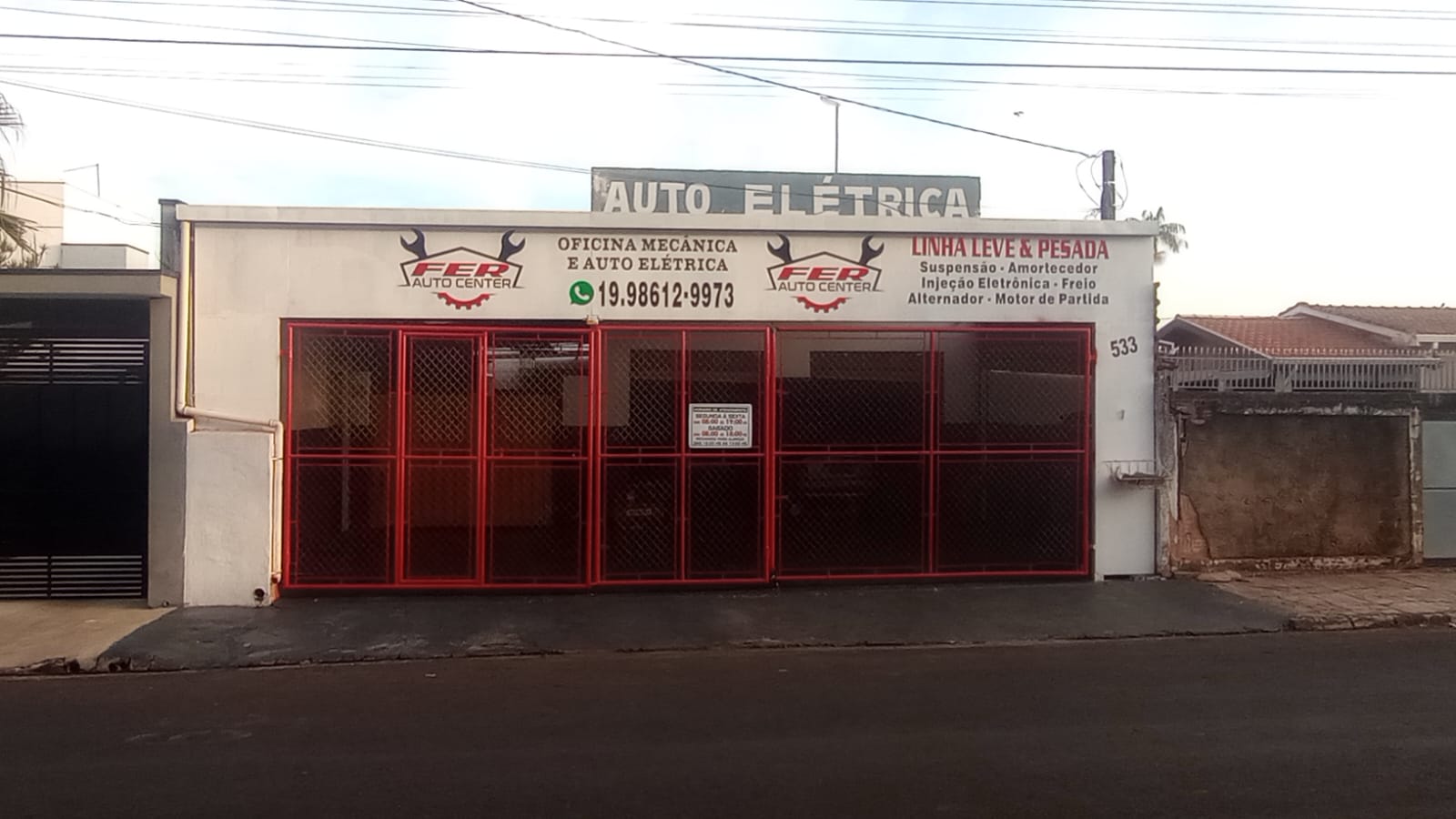 Trabalho no Fer Auto Center